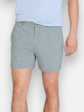 Club Monaco Maddox fit chino shorts ice blue men's size 33